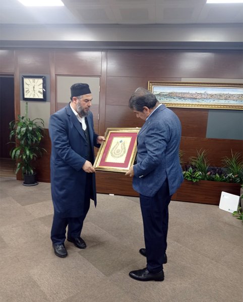 Visit to the Mayor of Esenler, Mr. M.Tevfik GÖKSU, in his Office