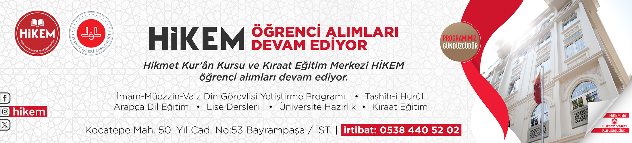 HİKEM HİZMETE GİRİYOR