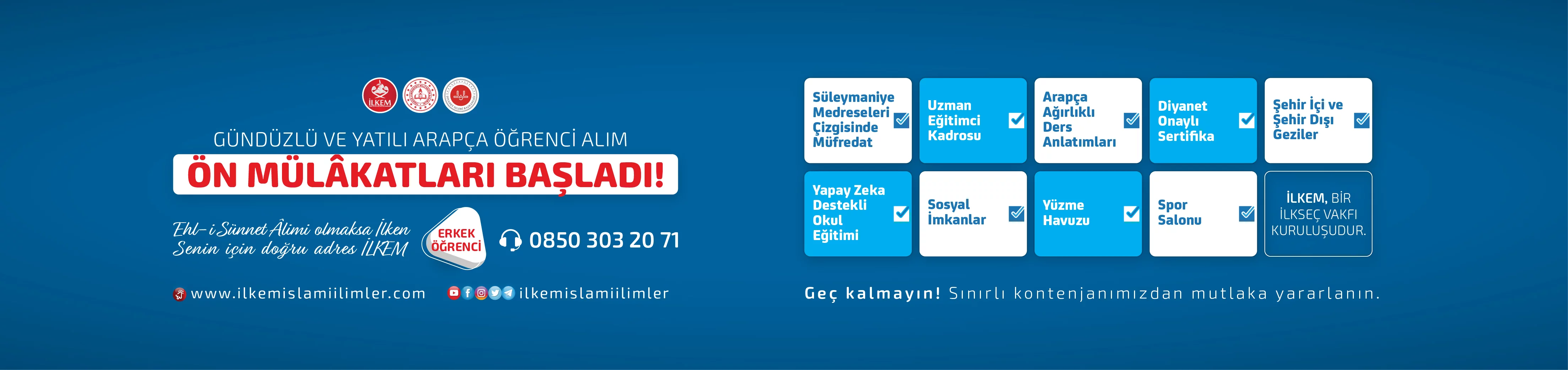 İLKEM ÖN MÜLÂKATLARI BAŞLADI!